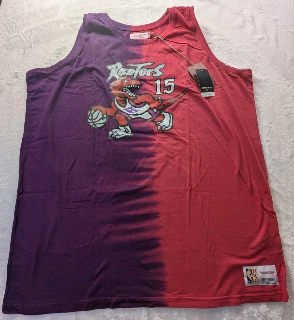 Mitchell & Ness VINCE CARTER #15 Toronto Raptors Mens 3XLB Big Tank Jersey NWT